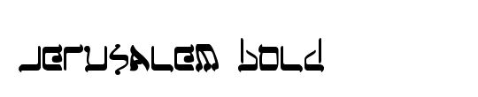 Jerusalem Italic