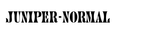 Juniper-Normal Italic