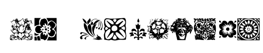 GE Floral Stencils