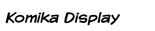 Komika Display Wide