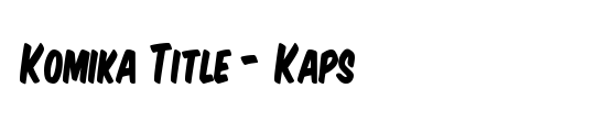 Komika Title - Kaps