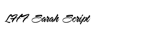 LHF Sarah Script Neue