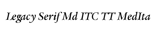 Humana Serif Md ITC TT