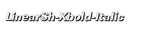 LinearStd-Xbold