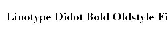 Didot LH RomanOsF