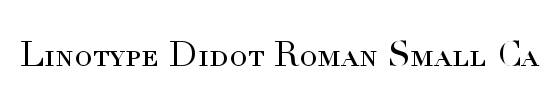 Didot LH RomanOsF