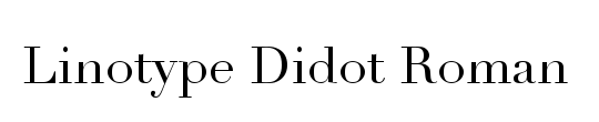 Didot LH OrnamentsOne