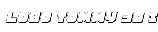 Lobo Tommy Gradient Italic