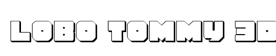 Lobo Tommy Gradient Italic