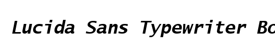 Lucida Sans Typewriter Std