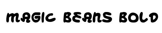 Magic Beans Condensed Italic