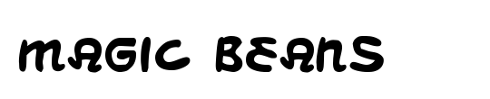 Magic Beans Condensed Italic