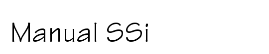 Manual SSi