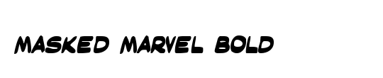 Masked Marvel Bold