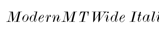 ModernMT Condensed