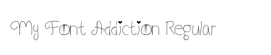 My Font Addiction 