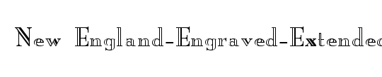 New England-Engraved-Condensed