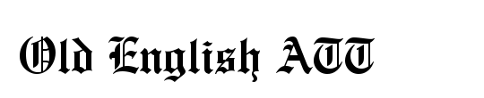 Old English Italic