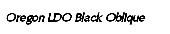 Oregon LDO Extended Black