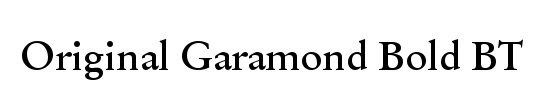 Original Garamond