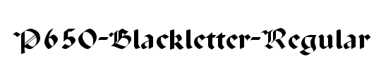 E780-Blackletter