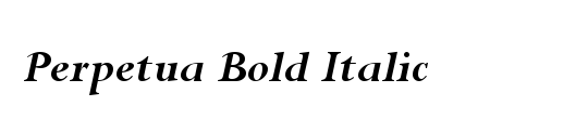 Perpetua Wd Bold