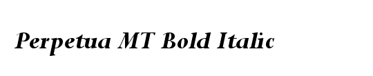 Perpetua Wd Bold