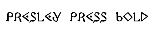 Presley Press Italic