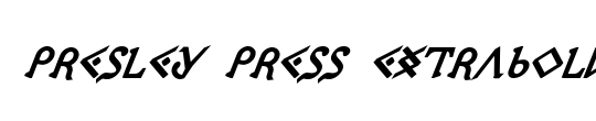 Presley Press Bold