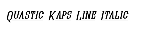 Quastic Kaps Line