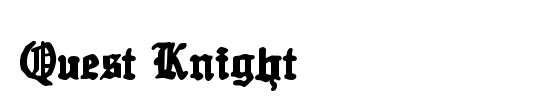 Quest Knight 3D Italic