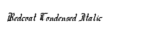 Redcoat Shadow Italic