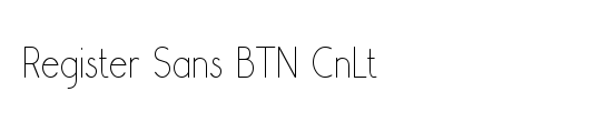 Register Sans BTN Cn