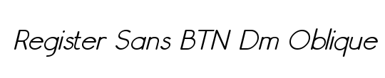 Register Serif BTN