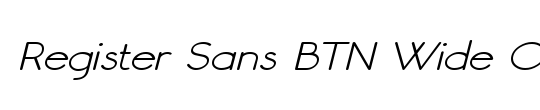 Register Sans BTN Wide