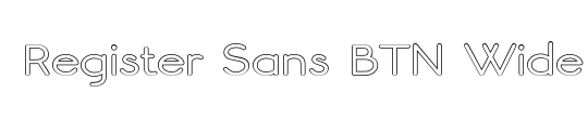 Register Sans BTN Wide