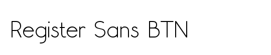 Register Sans BTN Lt