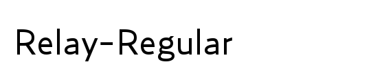 Relay-MediumItalic