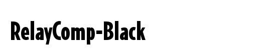 RelayComp-BlackItalic