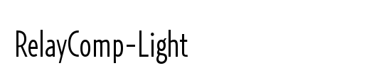 RelayComp-LightItalic