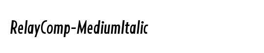 RelayComp-MediumItalic