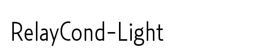 RelayCond-LightItalic