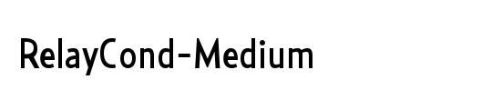 RelayCond-MediumItalic