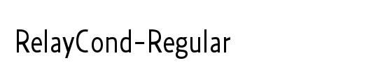 RelayCond-BlackItalic