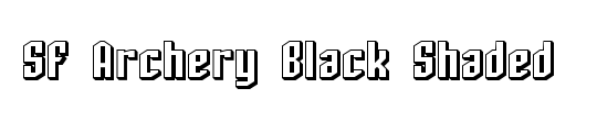 Archery Black Condensed