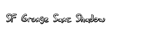 SF Grunge Sans Shadow