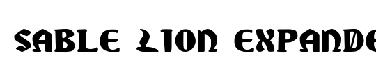 Sable Lion Condensed