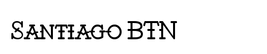 Santiago BTN Condensed Light