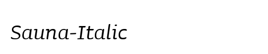 Sauna-Italic