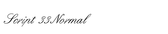 Script-Normal-Italic